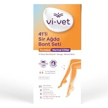 MarkEntegra Vi-Vet Sir Ağda Bant Seti Portakal, 41 Adet