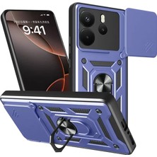 Uslucan Alışveriş Newface Xiaomi Redmi Note 14 4g Pars Lens Yüzüklü Silikon - Lacivert