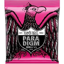 MarkEntegra Ernie Ball Super Slinky Paradigm Elektro Gitar Telleri, Ölçü 9-42