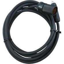 Hakay 12-24 Volt Araç Çakmak Uzatma Kablosu, 16 Amper, 3 Metre Uzunluk, Bakır