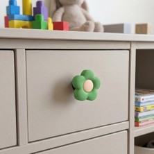 Eymen Yapı Çocuk Odası Mobilya Kulp Dolap Düğme Gül No:44