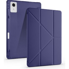 Ceponya Lenovo Idea Tab Plus 12.1 Tablet Kılıf Kalem Bölmeli Standlı Uyku Modlu Lüx Smart Cover