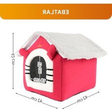 Hakay Katlanabilir Kedi Evi ve Küçük Irk Köpek Yatağı, Fermuarlı