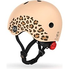 Hakay Unisex Youth Leopard Print Scoot And Ride Helmet, Xxs-S (45-51 Cm)F
