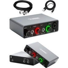 Hakay USB Stüdyo Ses Kartı, 24BIT/192KHZ Yüksek Kalite