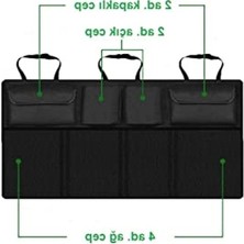Hakay Oto Bagaj Düzenleyici ve Toparlayıcı - 8 Cepli Çanta