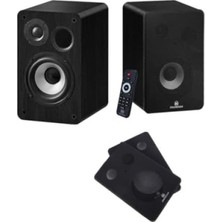 Hakay 4 Inç Çift Aktif Stüdyo Referans Monitörü, Bluetooth ve USB Desteği
