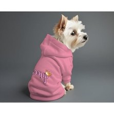 Hakay Kedi ve Köpek Kıyafeti & Elbisesi Pembe Hoodie Queen Xl