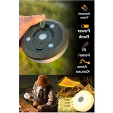 Hakay Şarjlı LED Kamp Lambası, 10 Metre Uzunlukta