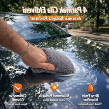 Hakay Mikrofiber Cila Uygulama Pedi, Yıkanabilir ve Kullanılabilir