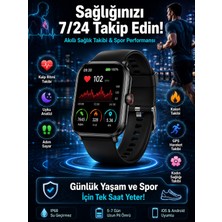 Aydogan's Akıllı Saat Wireless Şarj Yüksek Çözünürlüklü Müzik Dinleme Sesli Cevaplama Yeni Nesil