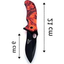 Hakay 21 cm Boyutunda Magnezyum Çubuklu Kamp Çakısı, Outdoor Kullanım