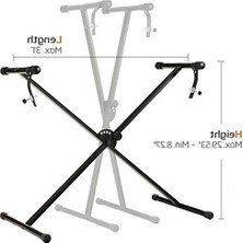 Hakay Tek Katmanlı Taşınabilir Klavye Standı, Kilitleme Kayışları