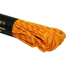 Hakay 4 mm Kalınlığında 30 Metre Paracord Ip, Sarı ve Turuncu