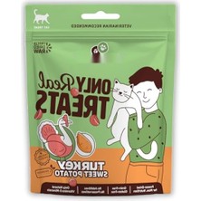 Hakay Freeze-Dried Çiğ Hindi ve Tatlı Patates Kedi Ödül Maması 40G