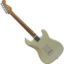 Hakay Vintage Beyaz Elektro Gitar, Şık Tasarım, Yüksek Ses Performansı
