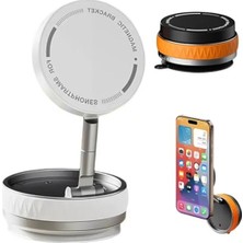 Hakay 360° Döner Başlıklı Manyetik Araç Telefon Tutucu, Güçlü Sabitleme