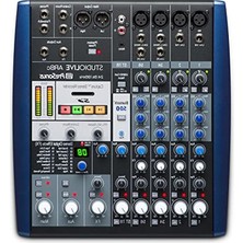 Hakay Presonus Studiolive AR8C, 8 Kanal, Hibrit Dijital/analog Performans Mikser/usb-C Uyumlu Ses Arabirimi/stereo Sd Kaydedici, Kayıt Yazılım Paketi ile