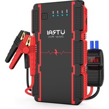 Hakay Taşınabilir Akü Takviye Cihazı, 13000MAH Kapasite, Jump Starter ve LED Lamba Özellikli