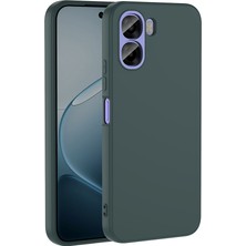 Ceponya Oppo A6T Kılıf Lansman Tasarım Iç Yüzeyi Kadife Silikon