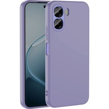 Ceponya Oppo A6T Kılıf Lansman Tasarım Iç Yüzeyi Kadife Silikon