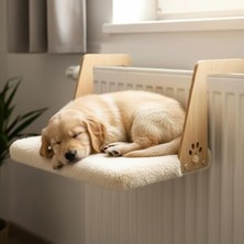 Hakay Kalorifer Petek Yatağı, Peluş ve Kedi Köpek Uyumlu Geniş Tasarım