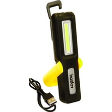 Hakay 3W USB Şarjlı Cob Fener ve Lamba - 150 Lümen