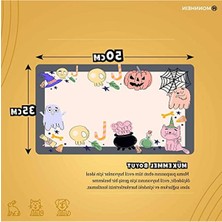 Hakay 50X35 cm Su Geçirmez Evcil Hayvan Beslenme Matı, Kolay Temizlik