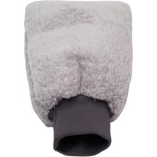 Hakay Mikrofiber Eldiven, Araç Temizliği Için, Gri Renk, Astarlı