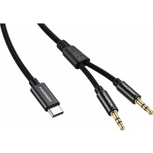 Aydogan's Ayd Type-C 3.5 mm Çift Çıkışlı Ses Kablosu 1.15 M GJ036