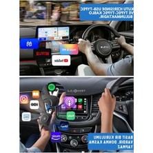 Hakay Kablosuz Carplay ve Android Auto Adaptörü, 2gb Ram ve 32GB Rom Kapasitesi