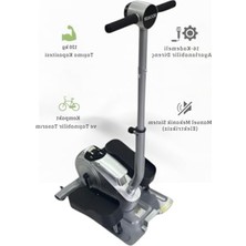 Hakay 2'si 1 Arada Eliptik Stepper ve Bisiklet, Hem Oturarak Hem Ayakta Kullanım Için