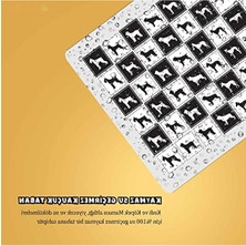 Hakay Kolay Temizlenen Su Geçirmez Evcil Hayvan Beslenme Matı - 50 x 35 cm