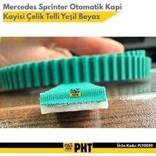 Platin Hırdavat Mercedes Sprinter Otomatik Kapi Kayisi Çelik Telli Yeşil Beyaz 1,73 cm PLT0059