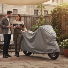 Hakay Su Geçirmez Motosiklet Brandası, Dış Mekan Koruma Örtüsü, Xl Boyut (245X95X125 Cm)