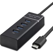 Aydogan's Ayd Type-C 3.0 Hub 4 Port 5 Gbps Siyah HDX7045