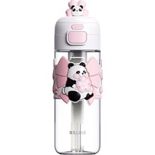 Hakay 600 ml Tritan Pipetli Su Matarası, Rahat Içim ve Çift Kullanım Özelliği