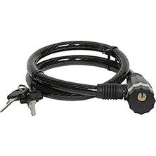 Hakay 60 cm Zincirli Bisiklet Kilidi, Esnek Pvc Kaplama ile Güvenlik
