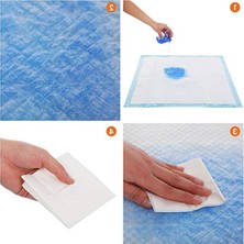 Hakay 90 x 60 cm Boyutunda 55 Adet Mavi-Beyaz Köpek Yavru Altlığı