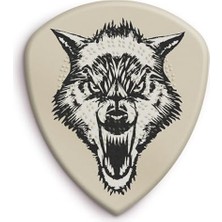 Hakay Dunlop Picks PH122P1.14 - Hetfield Beyaz Fang Akışı 1,14 mm - Oyuncu Paketi 6