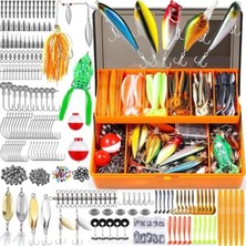Hakay Balık Avı Seti, 404 Parça, Yem ve Kanca ile Tam Set