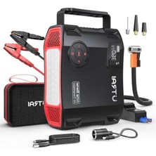 Hakay Taşınabilir 24000MAH Jump Starter - Akü Takviye ve Lastik Şişirme Pompası