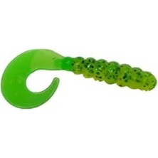 Hakay Silikon Kurt Sahte Balık, Yeşil Renk, 8 cm (2 Adet)