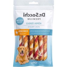 Hakay Tahılsız Çift Renkli Sığır Derisi Köpek Ödülü 5" 12 gr 10'lu