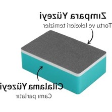 Hakay Çift Yüzeyli Akvaryum Temizlik Bloğu - Kimyasalsız Temizlik