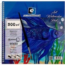 Alex Schoeller Alex Art Suluboya Defteri  ( 20 * 20 Cm)  300 Gram 12 Yaprak ( ALX-3961)