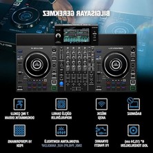 Hakay Bağımsız Dj Kontrol Cihazı, 4 Kanallı Mikser ile Müzik Keyfi