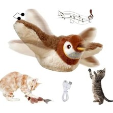 Hakay Şarjlı Titreşimli Uçan Kuş Oyuncağı, Kedi Eğlencesi