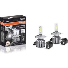 Hakay H4 LED Xenon Far Işık Seti, 12V, 4 Yıl Garantili, Yüksek Aydınlatma Performansı