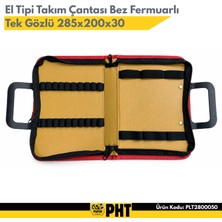Platin Hırdavat El Tipi Takım Çantası Bez Fermuarlı Tek Gözlü PLT2800050